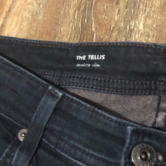 AG Adriano Goldschmied The Tellis Jeans Men's 31x34 Slim Dark Wash Denim - Picture 3 of 6